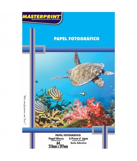 Papel Fotográfico Glossy Paper A4 180G C/50 Masterprint