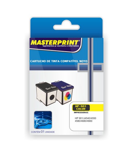 Cartucho Compativel Masterprint 901 Color