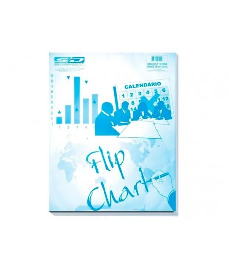 Papel Flip Chart 50 Folhas 63x80 Sao Domingos 6021