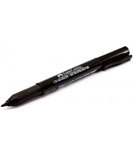 Marcador Retroprojetor Faber Castell P.Media Preto