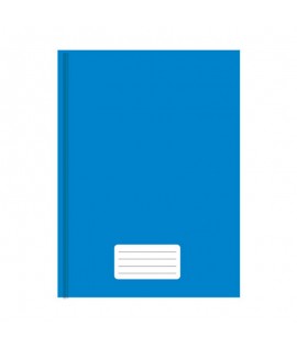 Caderno Brochura Grande Capa Dura 96Fls Azul
