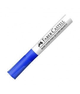 Marcador Quadro Branco Faber Castell Azul