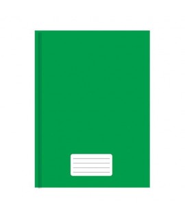 Caderno Brochura Pequeno Capa Dura 96Fls Verde